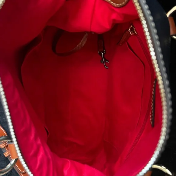 Dooney & Bourke Pebble Grain Navy Satchel - Used only 2 days! - Picture 12 of 16